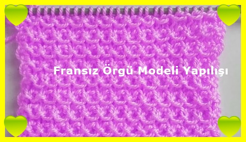 Fransiz Orgu Modeli Yapilisi