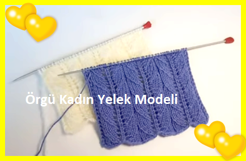 Orgu Kadin Yelek Modeli